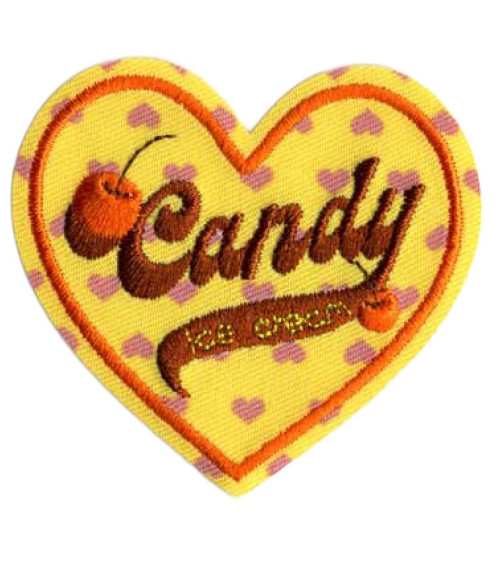 Candy Ice Cream heart patch