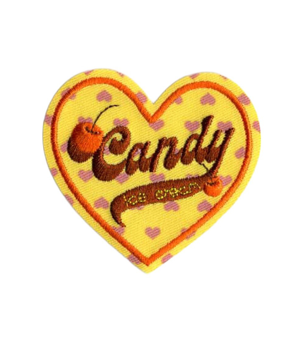 Candy Ice Cream Herz-Patch