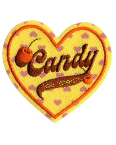 Candy Ice Cream heart patch