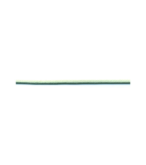 Bobine 50m lacet aspect cuir 2mm vert nil