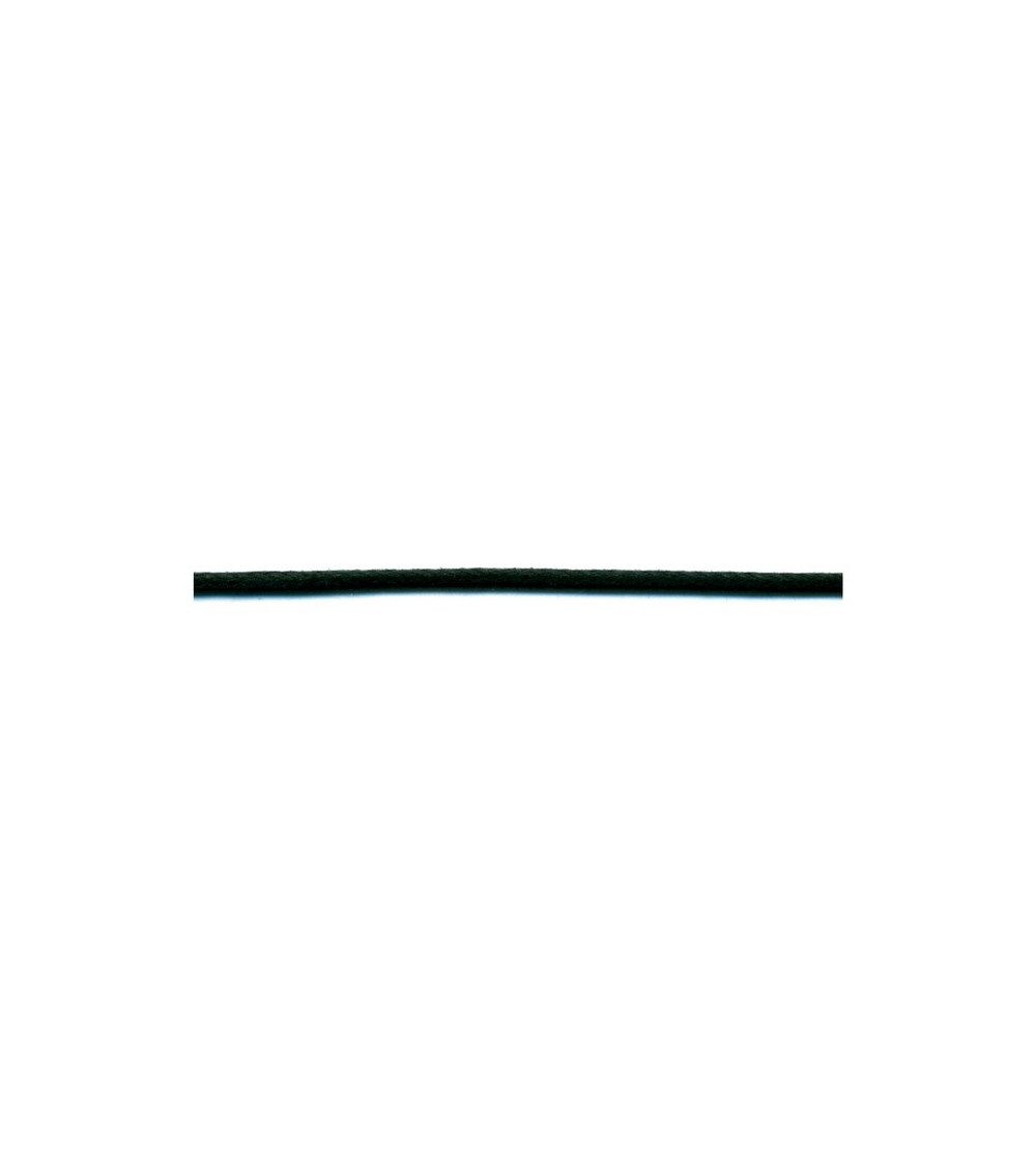 50 m Spule aus Spitze in Lederoptik, 2 mm, schwarz