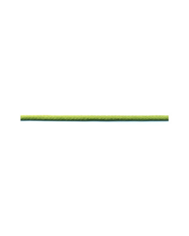 Bobine 50m lacet aspect cuir 2mm vert anis