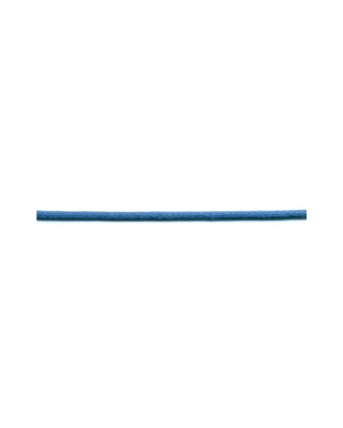 Bobine 50m lacet aspect cuir 2mm bleu bordeaux