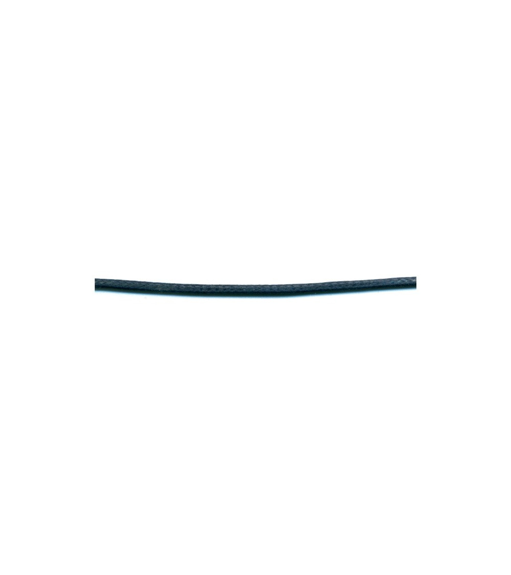 50 m Spule aus Spitze in Lederoptik, 2 mm, Marineblau
