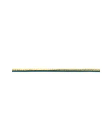 Bobine 50m lacet aspect cuir 2mm beige