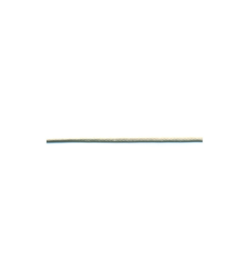 50 m Spule aus Spitze in Lederoptik, 2 mm, Ecru