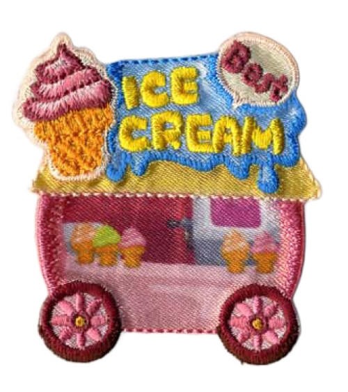 Ice Cream iron-on patch