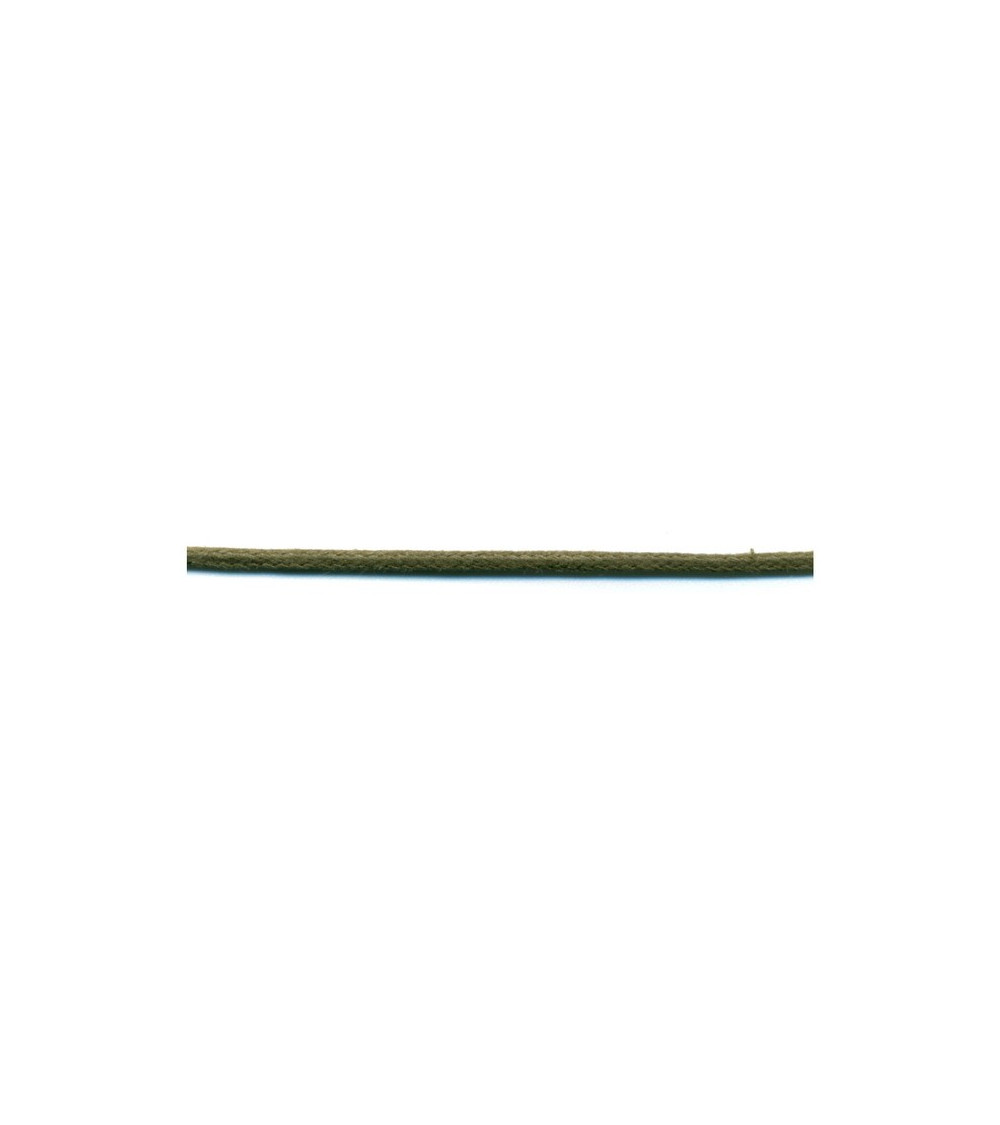 Bobina da 50 m di pizzo in similpelle marrone da 2 mm