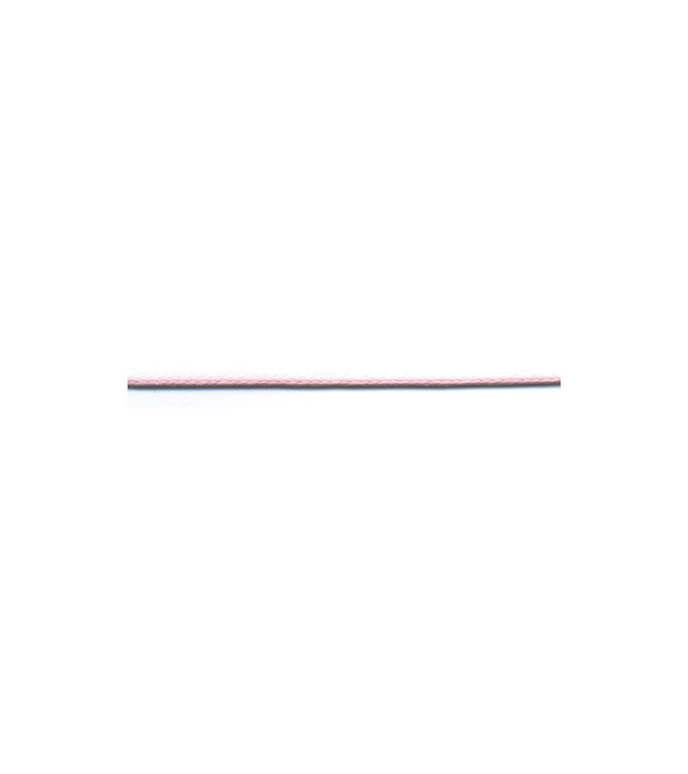 50 m Spule aus Spitze in Lederoptik, 2 mm, hellrosa