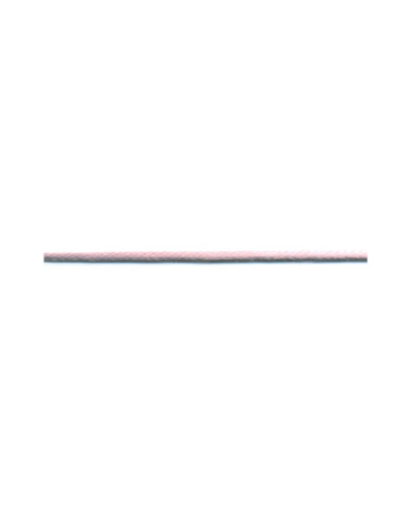 Bobine 50m lacet aspect cuir 2mm vieux rose