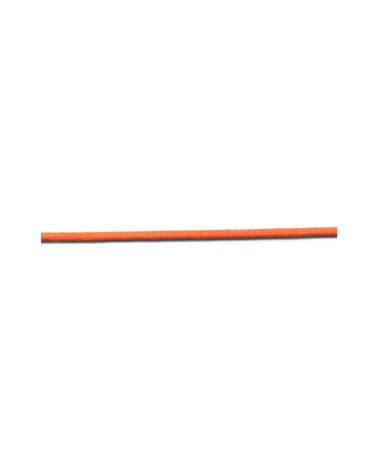 Bobine 50m lacet aspect cuir 2mm orange