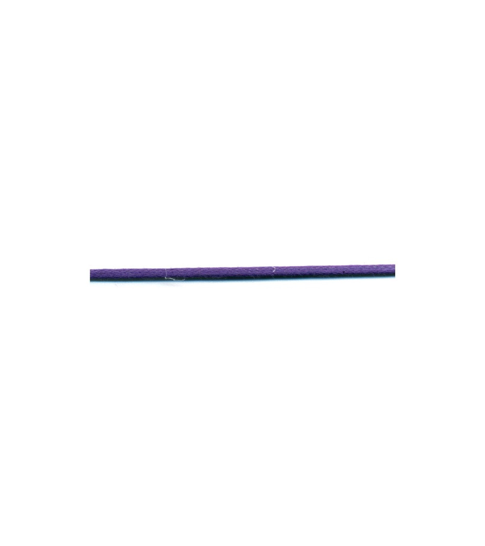 50 m Spule aus Spitze in Lederoptik, 2 mm, Lila