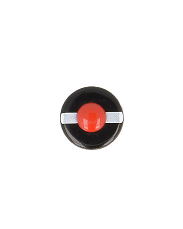 Sailor beret button 15mm black/red
