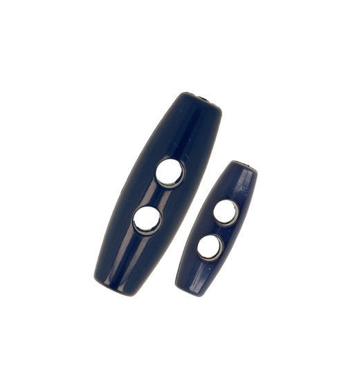 Polyester buchette 2 holes 40mm navy