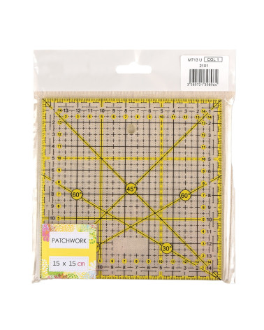 Patchwork-Lineal 15x15cm