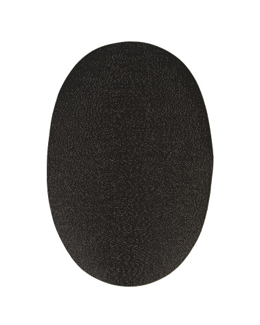 2 Bügelbögen 11,5x8,5cm schwarz