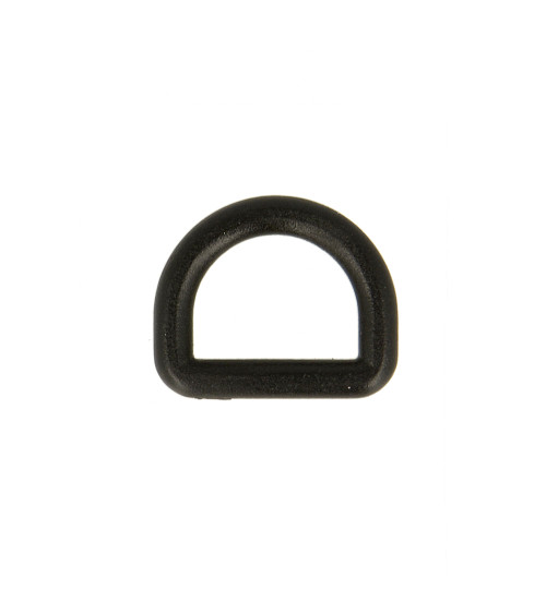 Anneaux en D pour Sangle / bandoulière sac 13mm noir