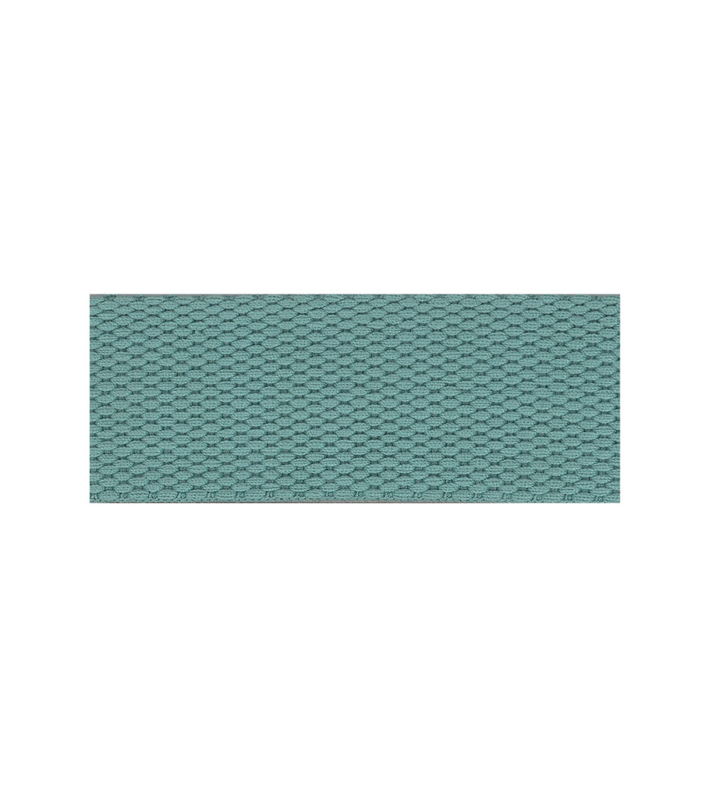 2 Meter langes Armband in 30 mm Golfblau