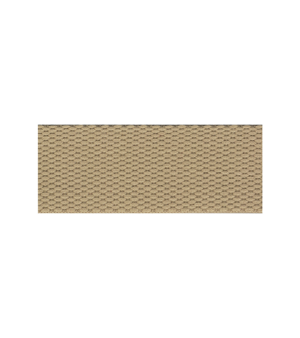 2 meter strap in 30mm beige antelope