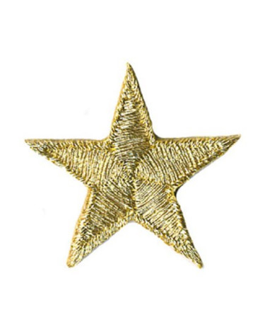 Ecusson étoile or 2,5cm or