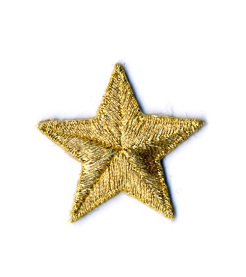 Sternabzeichen 2,5 cm gold