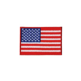 Ecusson drapeau brodé 6,5cm x 4cm usa