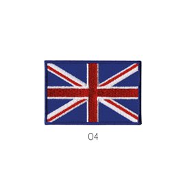 Ecusson drapeau brodé 6,5cm x 4cm royaume uni 