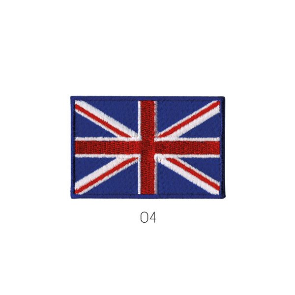 Ecusson drapeau brodé 6,5cm x 4cm royaume uni 