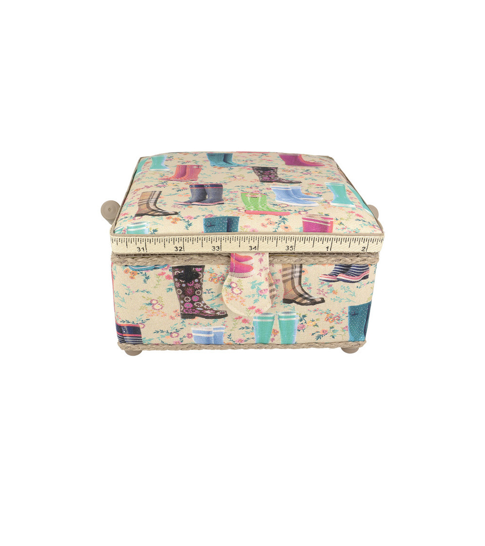 Scatola da cucito 20x20x11 cm stivale da pioggia