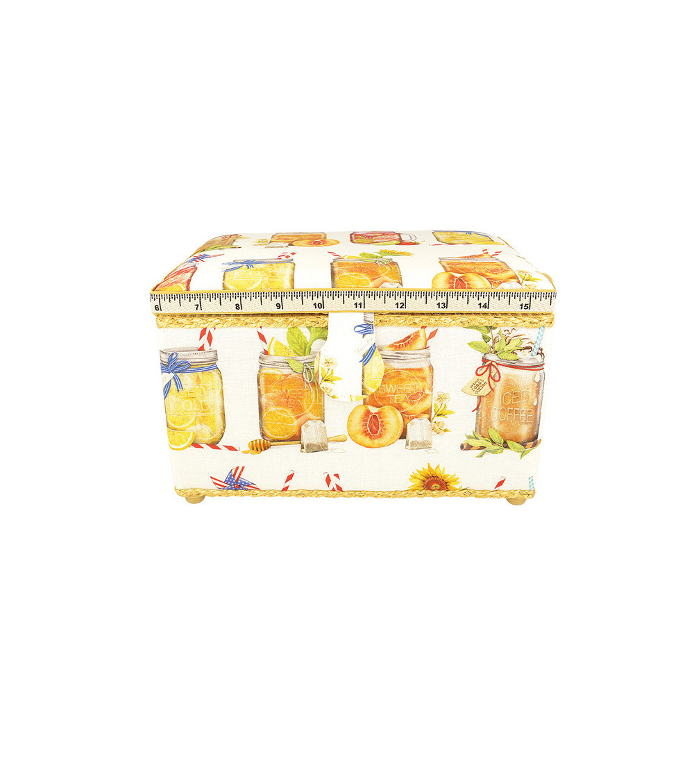 Nähkästchen 18x26x16cm Cocktails