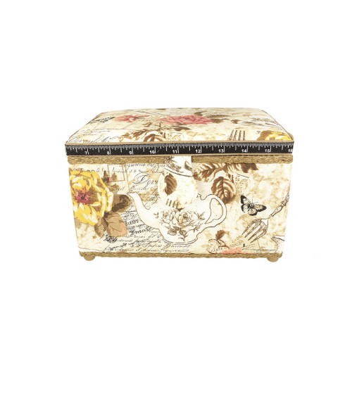 Sewing box 18x26x16cm coffee