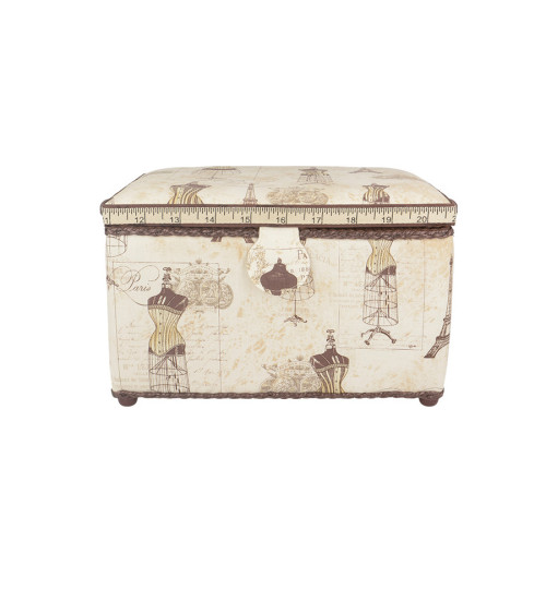 Manichino scatola da cucito 18x26x16 cm