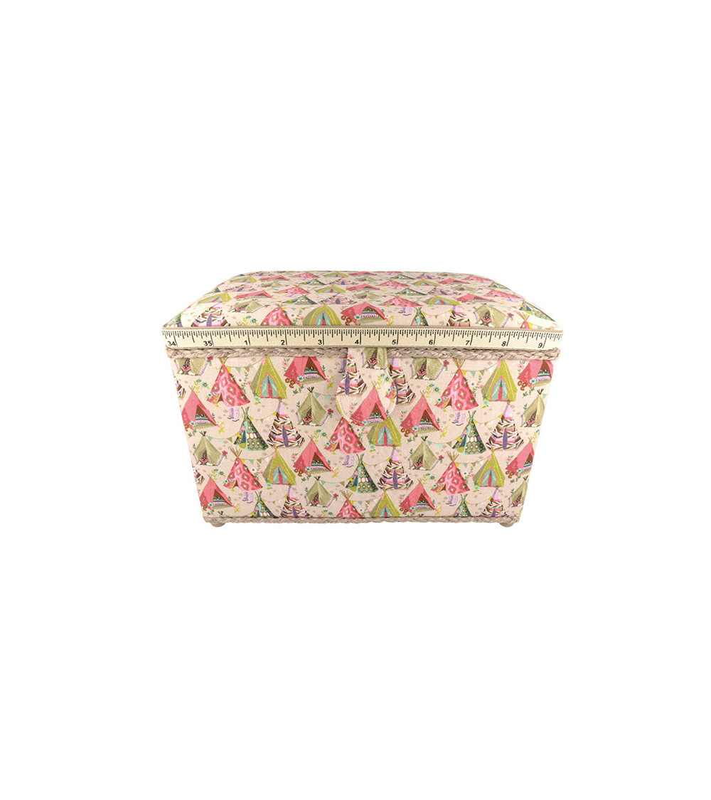 Scatola da cucito 21x28x19 teepee