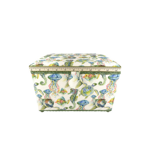 Sewing box 21x28x19 marine world