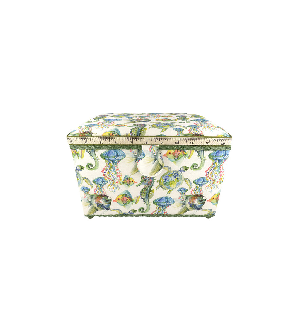 Sewing box 21x28x19 marine universe