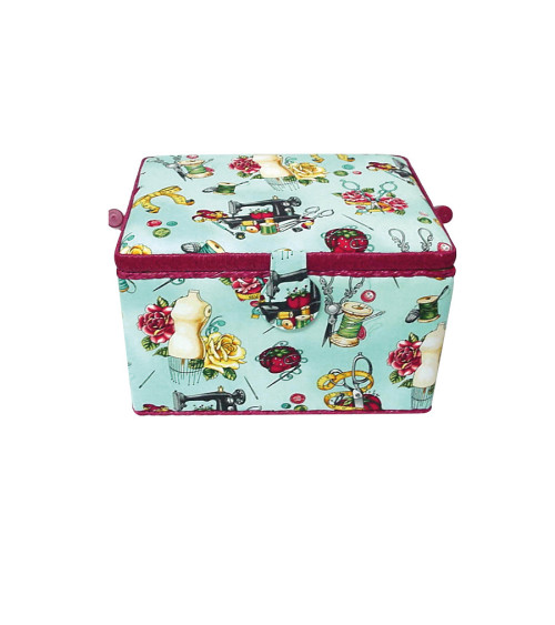 Sewing box 21x28x19 mannequin