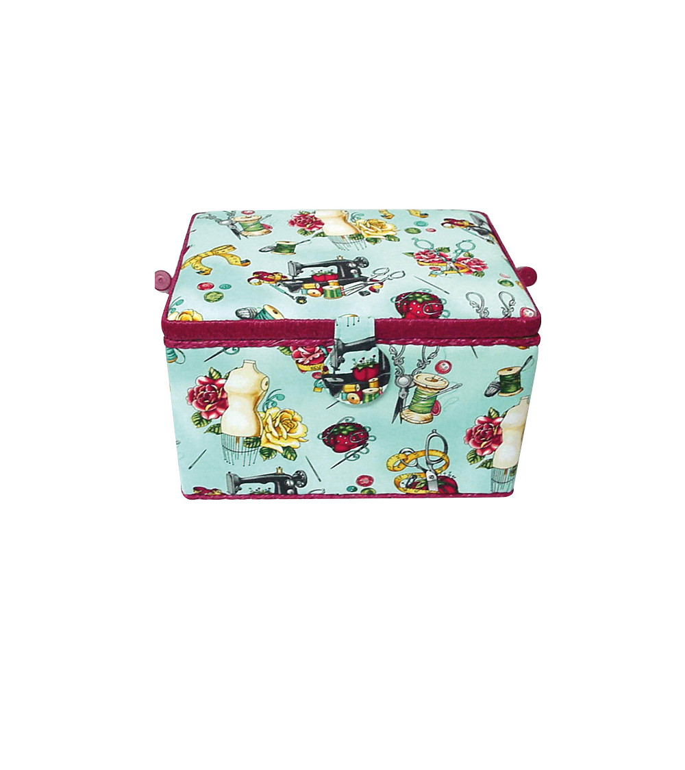 Sewing box 21x28x19 mannequin