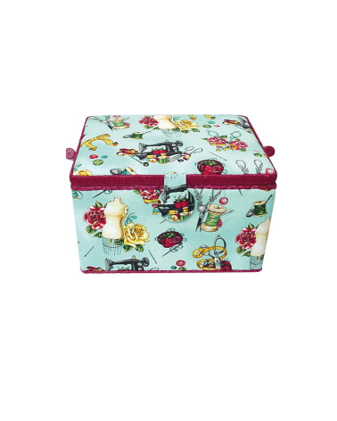 Sewing box 21x28x19 mannequin