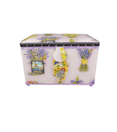 Boîte couture 21x28x19 lavande