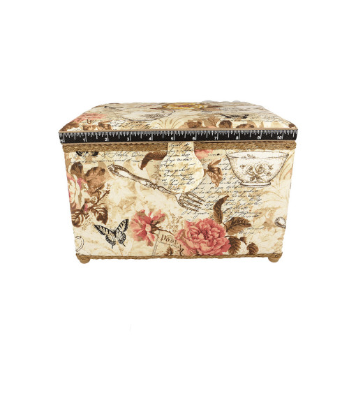 Sewing box 21x28x19 coffee