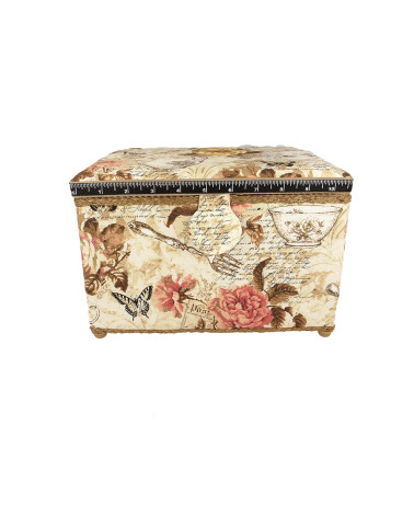 Sewing box 21x28x19 coffee