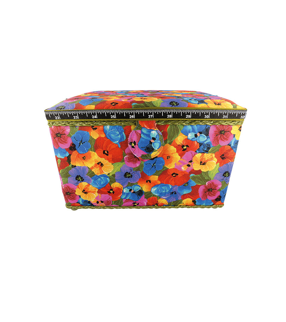 Costurero 21x28x19 amapolas