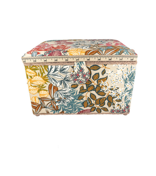 Boîte couture 21x28x19 beige
