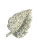 Ecusson thermocollant feuille argent
