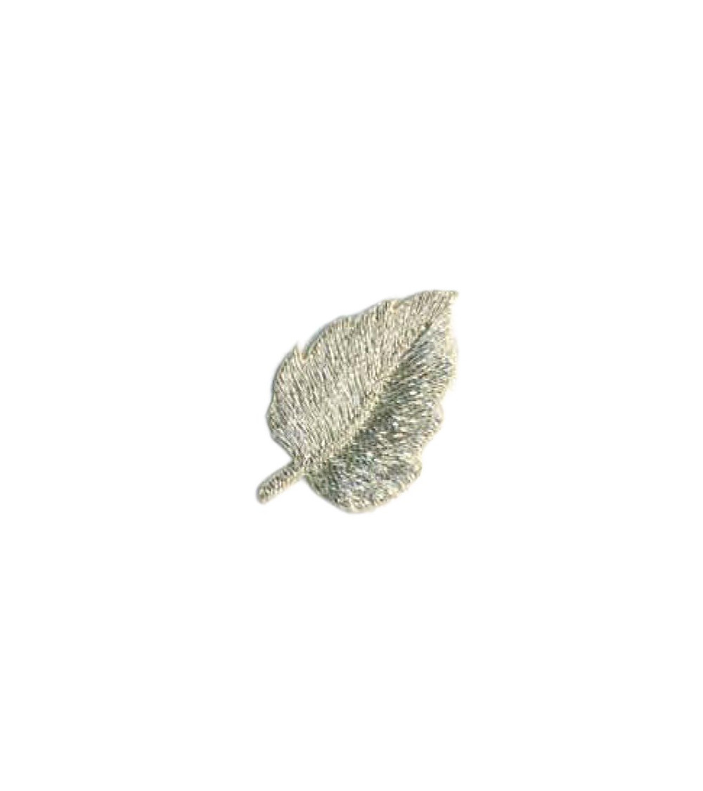 Ecusson thermocollant feuille argent Ecusson thermocollant feuille argent