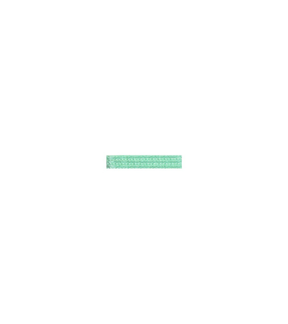 Floppy disk 50m double-sided satin ribbon polyester 1.5mm turquoise