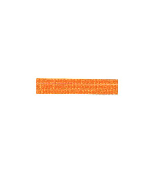 Disquette 50m ruban satin double face polyester 1.5mm rouge orange