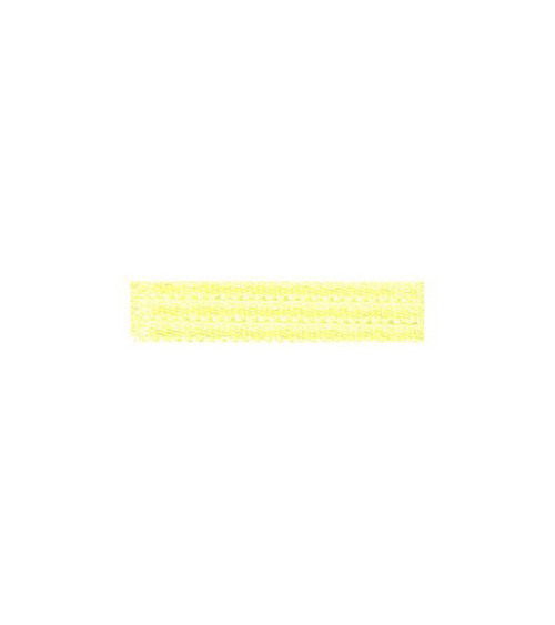 Disquette 50m ruban satin double face polyester 1.5mm jaune paille