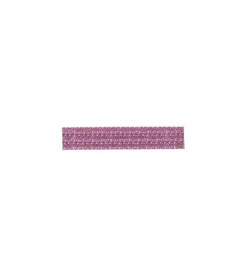 Disquette 50m ruban satin double face polyester 1.5mm mauve