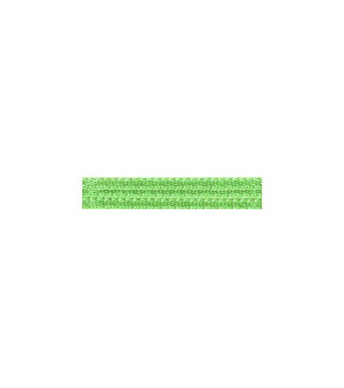 Disquette 50m ruban satin double face polyester 1.5mm vert fluo